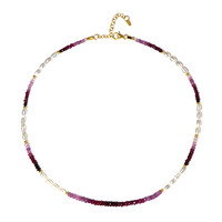 Collana in argento con Perla d'Acqua Dolce Bianca