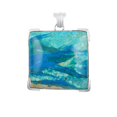 Ciondolo in argento con Opale di Atacama (Bali Barong)
