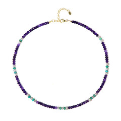 Collana in argento con Ametista (Riya)