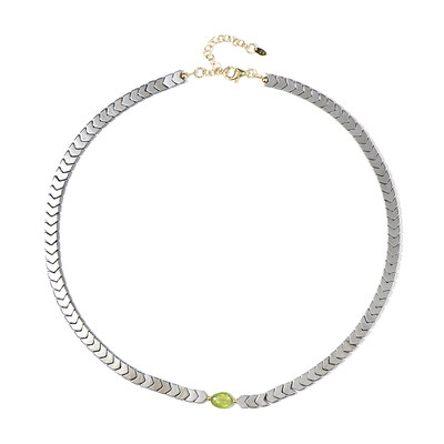 Collana in argento con Peridoto
