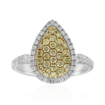 Anello in oro con Diamante Giallo SI2 (CIRARI)