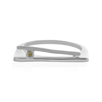 Anello in argento con Diamante Giallo I3