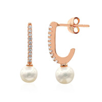 Orecchini in argento con Perla di Acqua Dolce