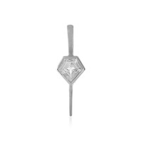 Ciondolo in argento con Quarzo Bianco