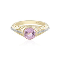 Anello in oro con Kunzite Brasiliana AAA (de Melo)