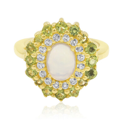 Anello in argento con Opale di Welo