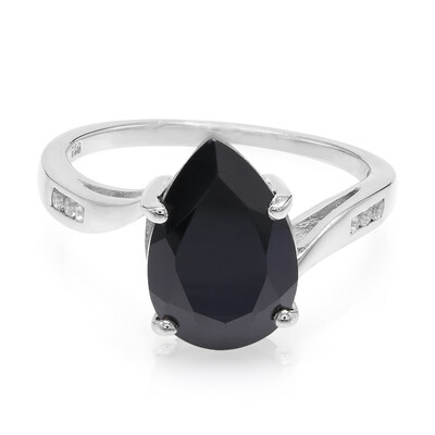 Anello in argento con Spinello Nero