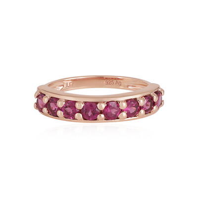 Anello in argento con Rodolite