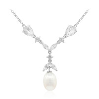 Collana in argento con Perla di Acqua Dolce