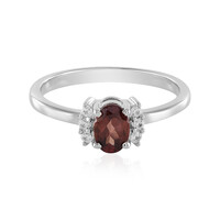 Anello in argento con Zircone Champagne