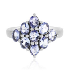 Anello in argento con Tanzanite