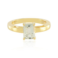 Anello in argento con Ametista Verde