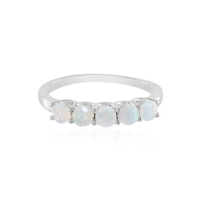 Anello in argento con Opale di Welo