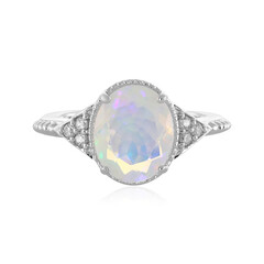 Anello in argento con Opale di Welo