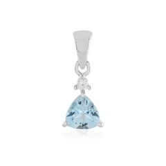 Ciondolo in argento con Topazio Blu Cielo