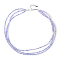 Collana in argento con Tanzanite