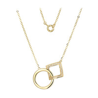 Collana in argento con Topazio Bianco