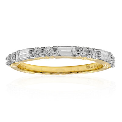 Anello in oro con Diamante IF (D) (Annette)