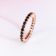 Anello in argento con Spinello Nero