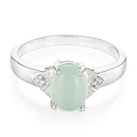 Anello in argento con Crisoprasio