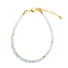 Bracciale in argento con Labradorite Bianca