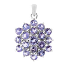 Ciondolo in argento con Tanzanite