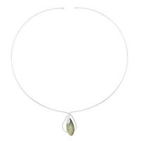Collana girocollo in argento con Labradorite
