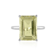 Anello in argento con Quarzo Limone