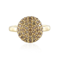 Anello in argento con Diamante Cioccolato I2
