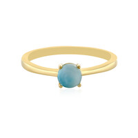Anello in argento con Larimar