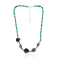 Collana in argento con Perla Keshi Mistica (TPC)