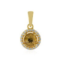 Ciondolo in argento con Zircone Giallo