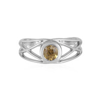 Anello in argento con Zircone Giallo