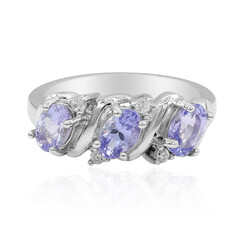 Anello in argento con Tanzanite