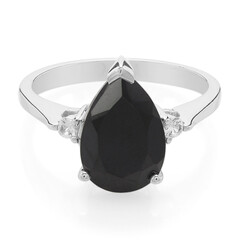 Anello in argento con Spinello Nero