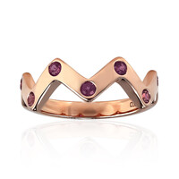 Anello in argento con Rodolite