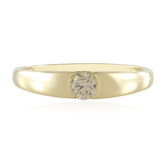 Anello in oro con Diamante Champagne VS1