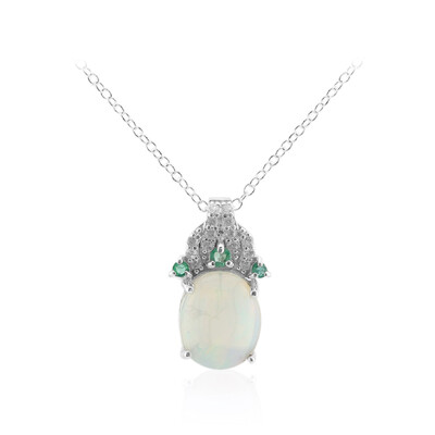 Collana in argento con Opale di Welo