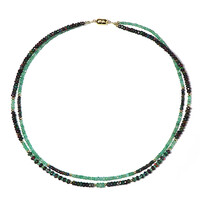 Collana in argento con Smeraldo Zambia (Riya)