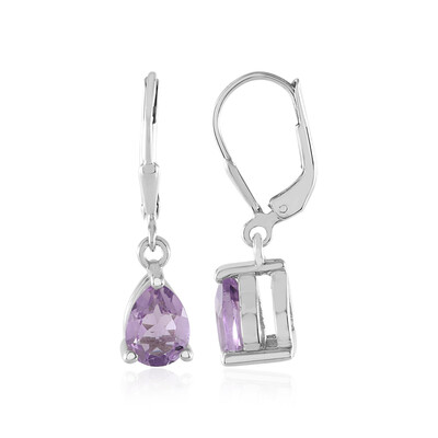 Orecchini in argento con Ametista Rose de France