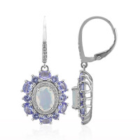 Orecchini in argento con Opale di Welo