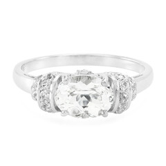 Anello in argento con Berillo Himalayano