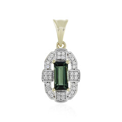Ciondolo in oro con Tormalina Verde (Adela Gold)