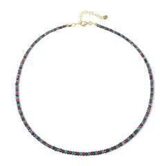 Collana in argento con Rubino del Madagascar