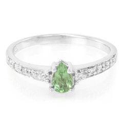 Anello in argento con Tormalina Cromo
