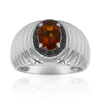 Anello in argento con Citrino Madeira