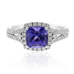 Anello in oro con Tanzanite AAA (CIRARI)