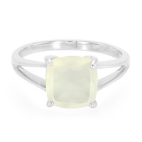 Anello in argento con Pietra di Luna Bianca