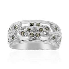 Anello in argento con Diamante I2 (J) (Annette classic)