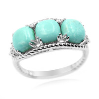 Anello in argento con Turchese Campitos (Anne Bever)